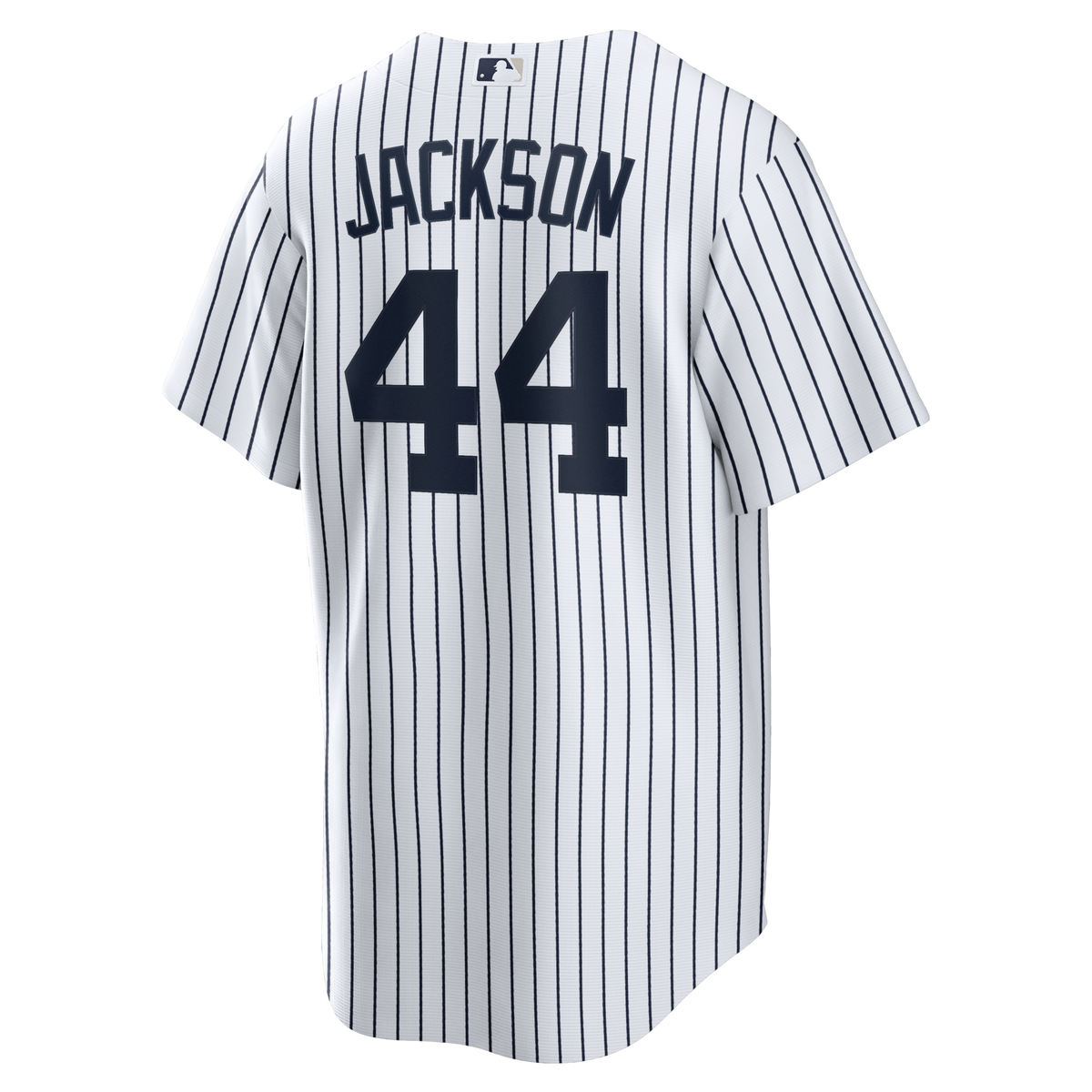 New York Yankees Reggie Jackson White Home Retired Player Replica Jersey product image 4, provided for visual reference and