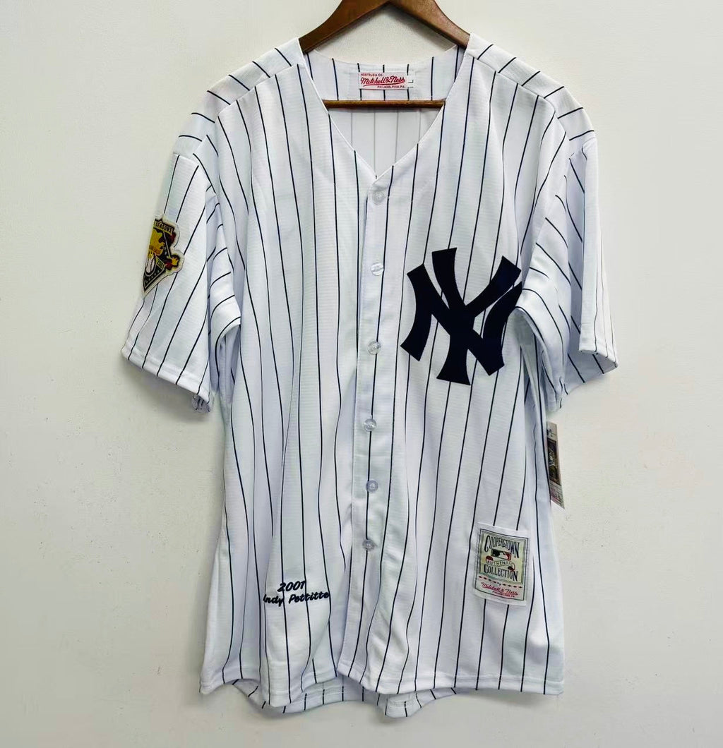 Andy Pettitte 2001 New York Yankees Official MLB Mitchell & product image 2