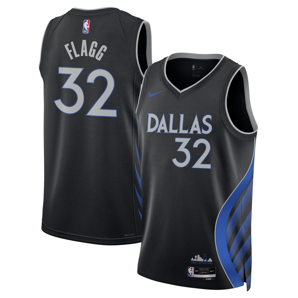 Dallas Mavericks 2025/26 City Edition Swingman Jersey - Black - Cooper Flagg product image 1, provided for visual reference