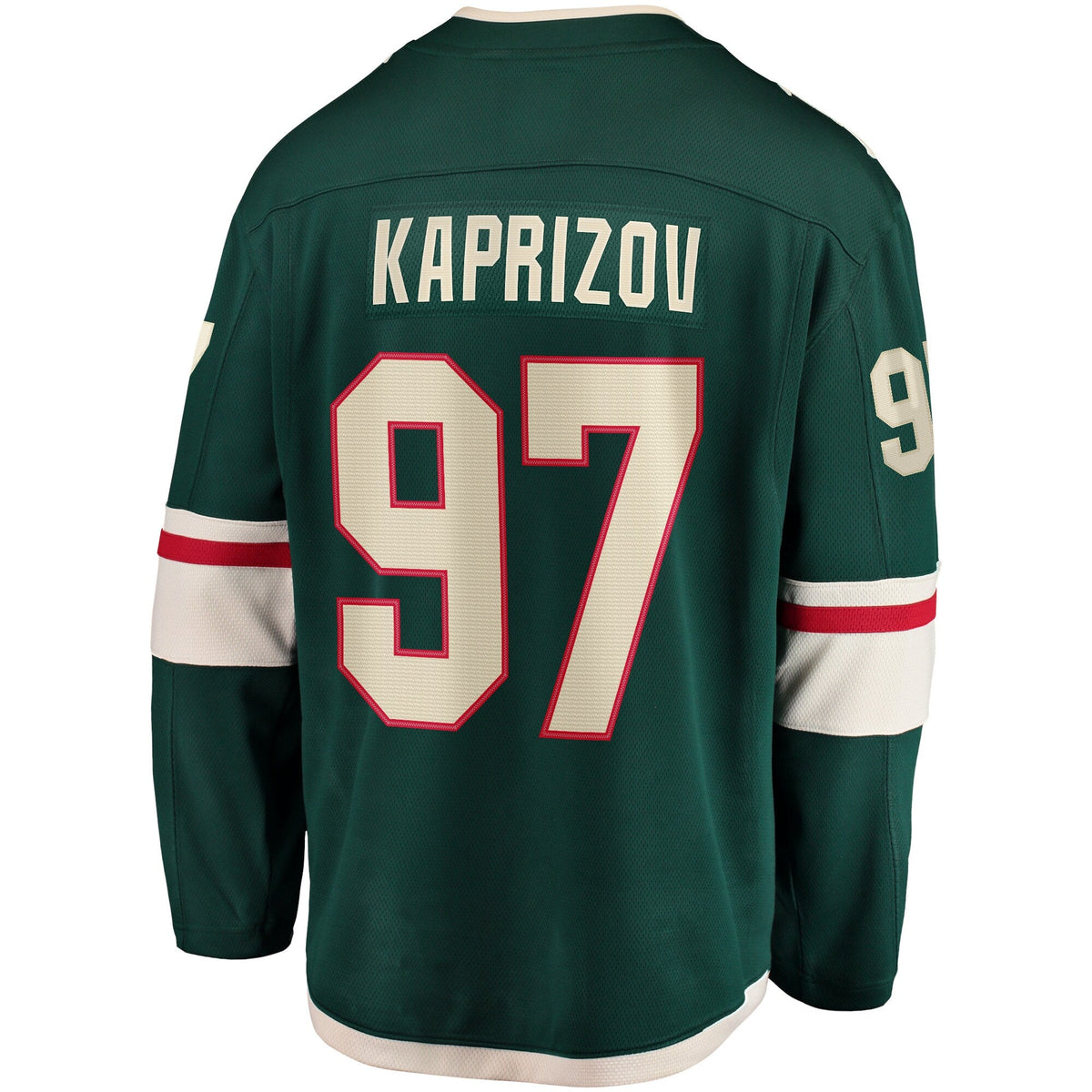 Minnesota Wild Kirill Kaprizov Green Home Breakaway Replica Jersey product image 4, provided for visual reference and