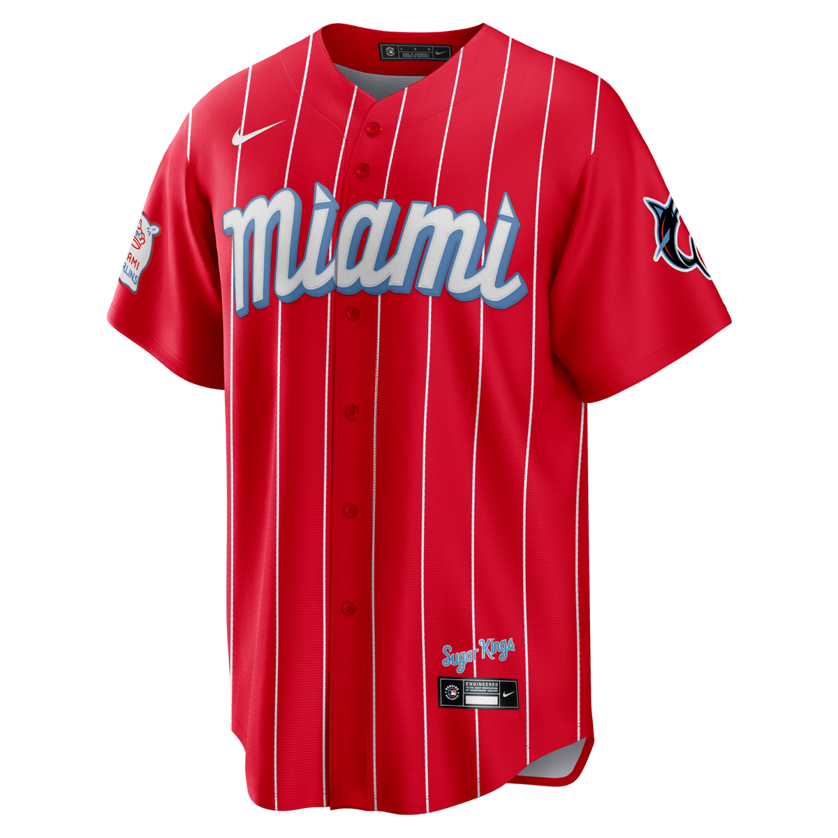 Miami Marlins Jazz Chisholm Jr. Red City Connect Replica Jersey product image 3, provided for visual reference and product