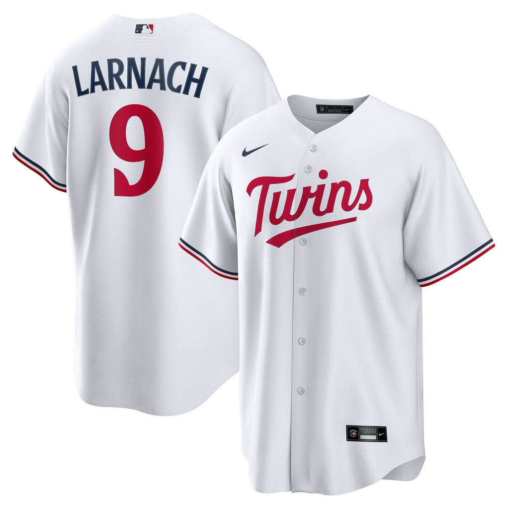 Minnesota Twins Trevor Larnach White Home Replica Jersey product image 2, provided for visual reference and product detail