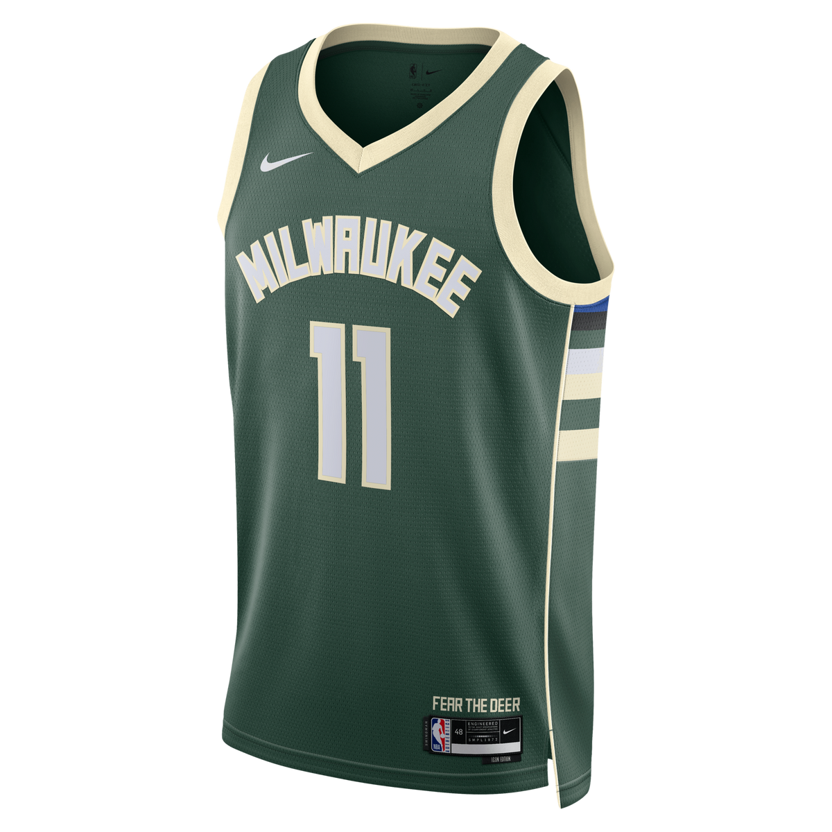 Milwaukee Bucks Icon Edition Swingman Jersey - Hunter Green - Tyler Herro product image 3, provided for visual reference and