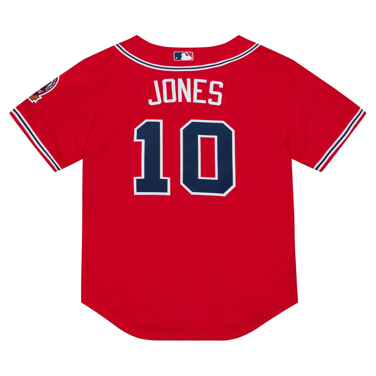 Atlanta Braves Chipper Jones Red 2006 Cooperstown Collection Authentic Jersey product image 4, provided for visual reference
