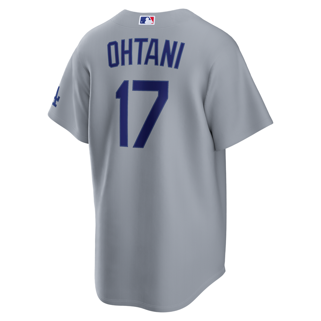Los Angeles Dodgers Shohei Ohtani Gray Road Stadium Jersey product image 4, provided for visual reference and product detail