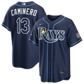 2026 All-Star Game Tampa Bay Rays Junior Caminero Navy Replica Jersey product image 1, provided for visual reference and