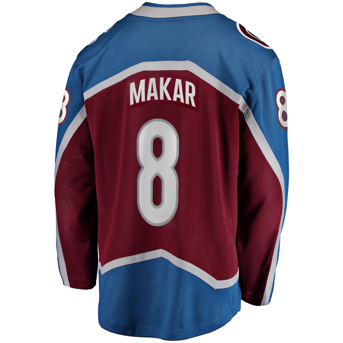 Cale Makar Colorado Avalanche Home Breakaway Player Jersey - Maroon product image 4, provided for visual reference and