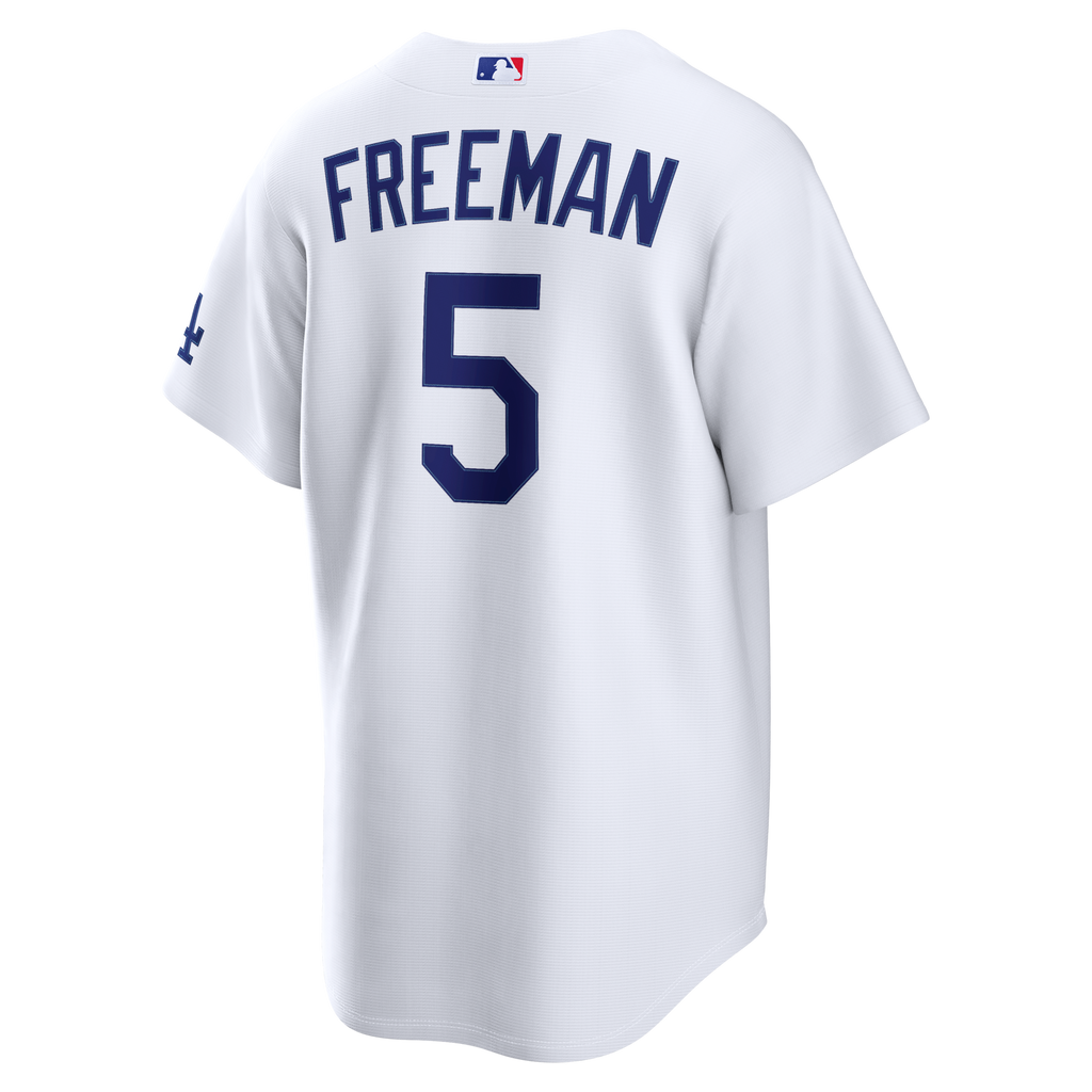 Los Angeles Dodgers Freddie Freeman White Home Stadium Jersey product image 4, provided for visual reference and product