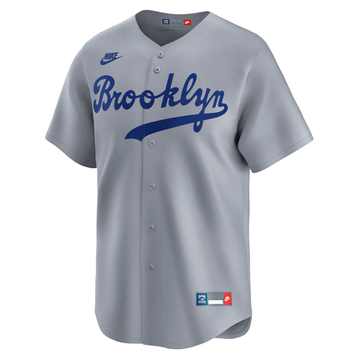 Brooklyn Dodgers Jackie Robinson Gray Throwback Cooperstown Collection Limited Jersey product image 3, provided for visual