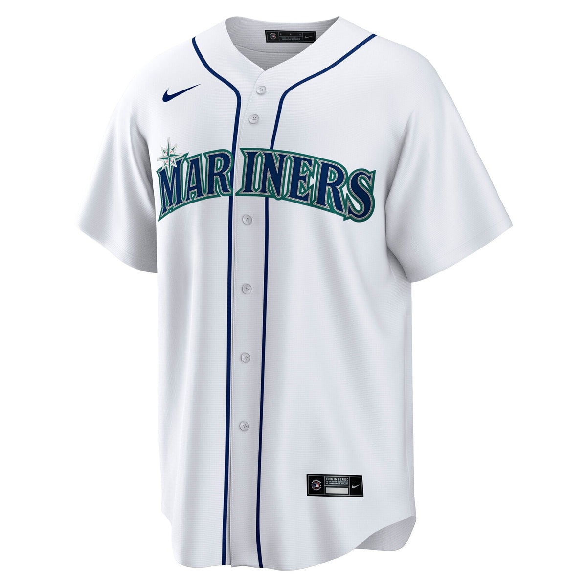 Seattle Mariners Cal Raleigh White Home Replica Player Jersey product image 3, provided for visual reference and product