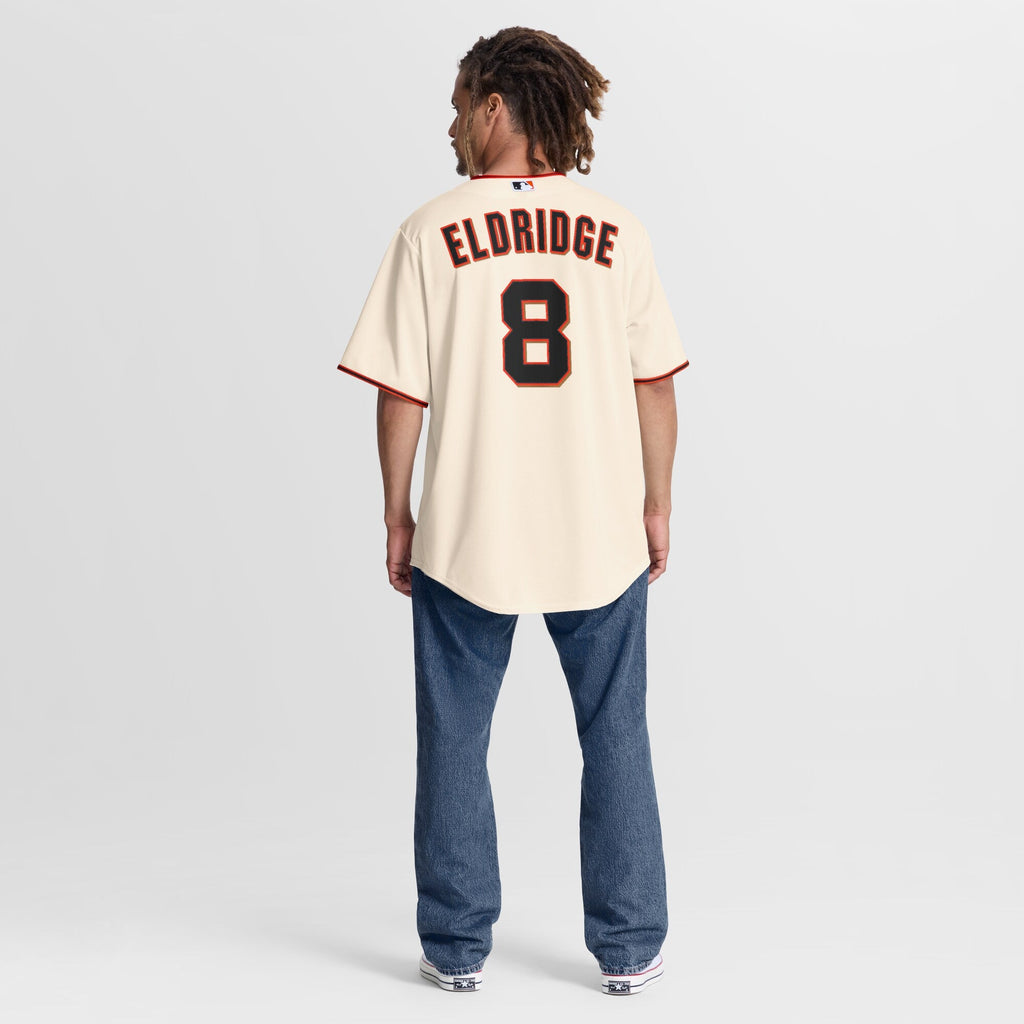 San Francisco Giants Bryce Eldridge Cream Home Replica Jersey product image 6, provided for visual reference and product