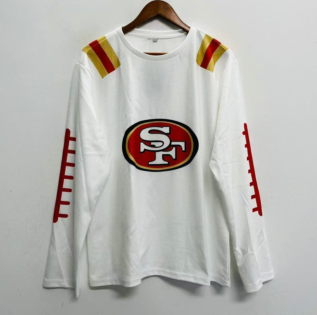 San Francisco 49ers official NFL long sleeve thermal shirt product image 2