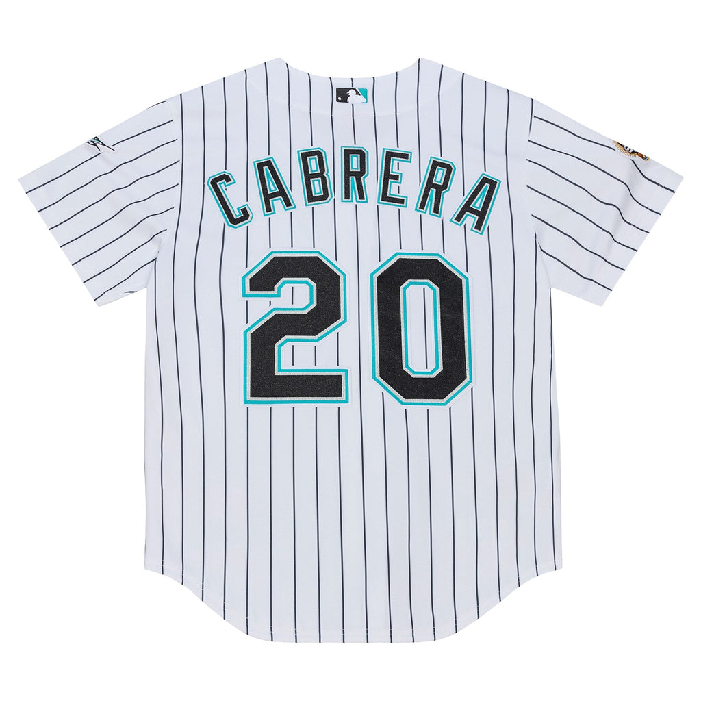 Florida Marlins Miguel Cabrera White 2003 Cooperstown Collection Authentic Jersey product image 4, provided for visual