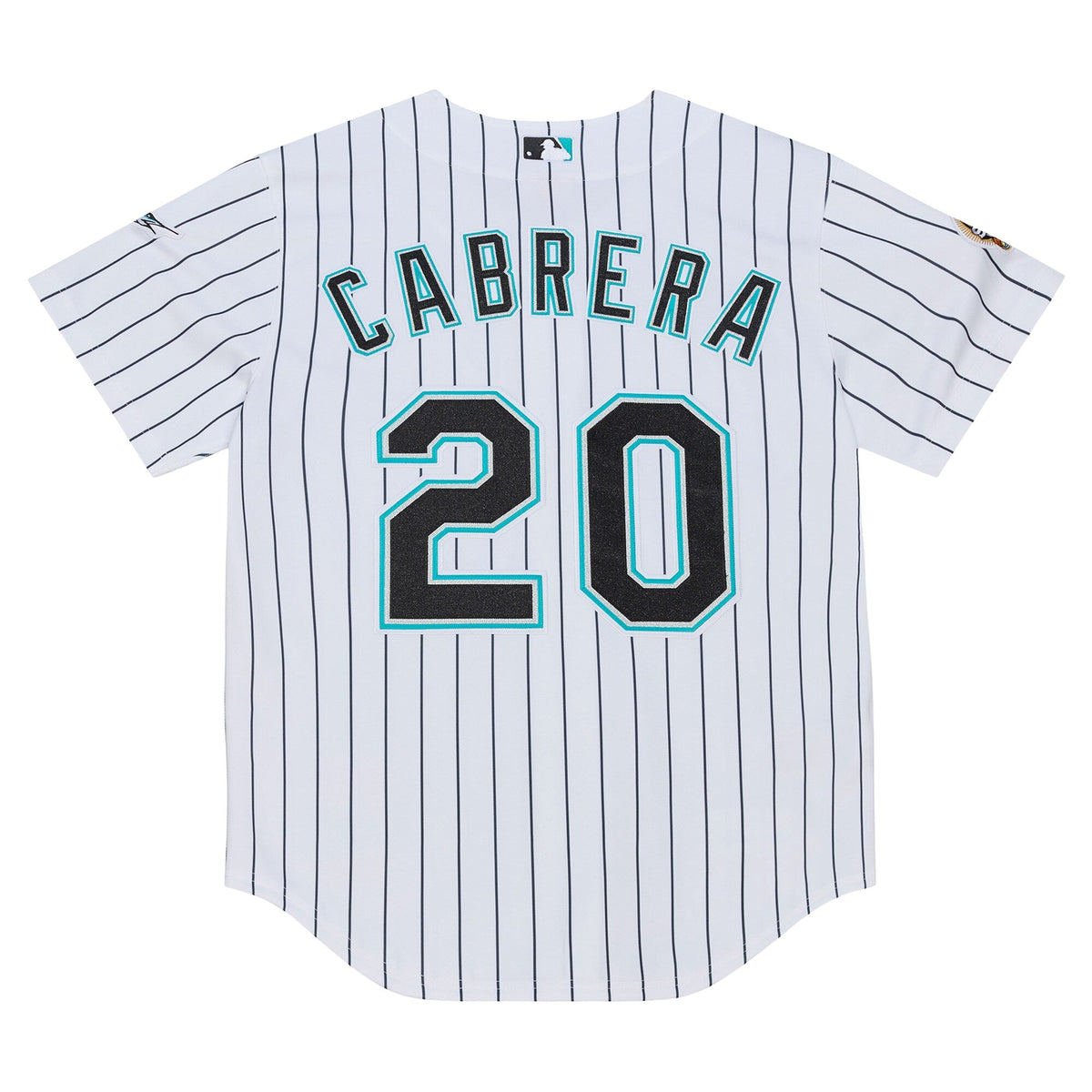 Florida Marlins Miguel Cabrera White 2003 Cooperstown Collection Authentic Jersey product image 4, provided for visual