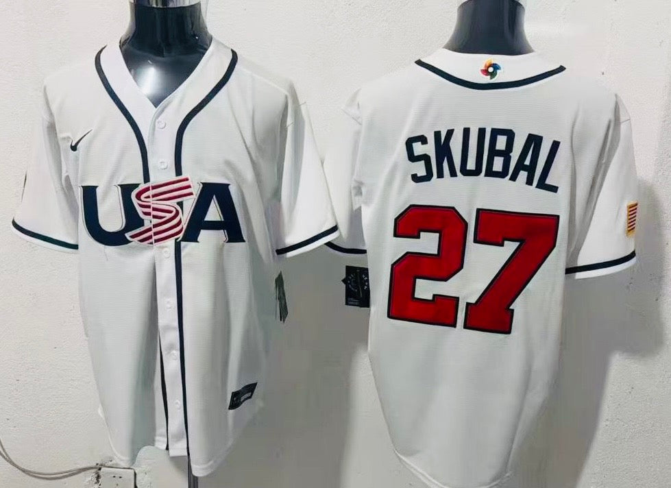 Tarik Skubal USA baseball YOUTH KIDS Official Nike Jersey product image 1