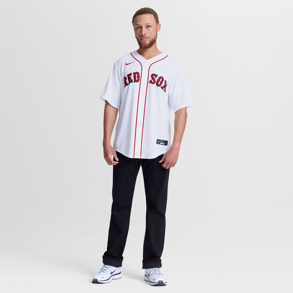 Boston Red Sox David Ortiz White Home Replica Jersey product image 5, provided for visual reference and product detail review
