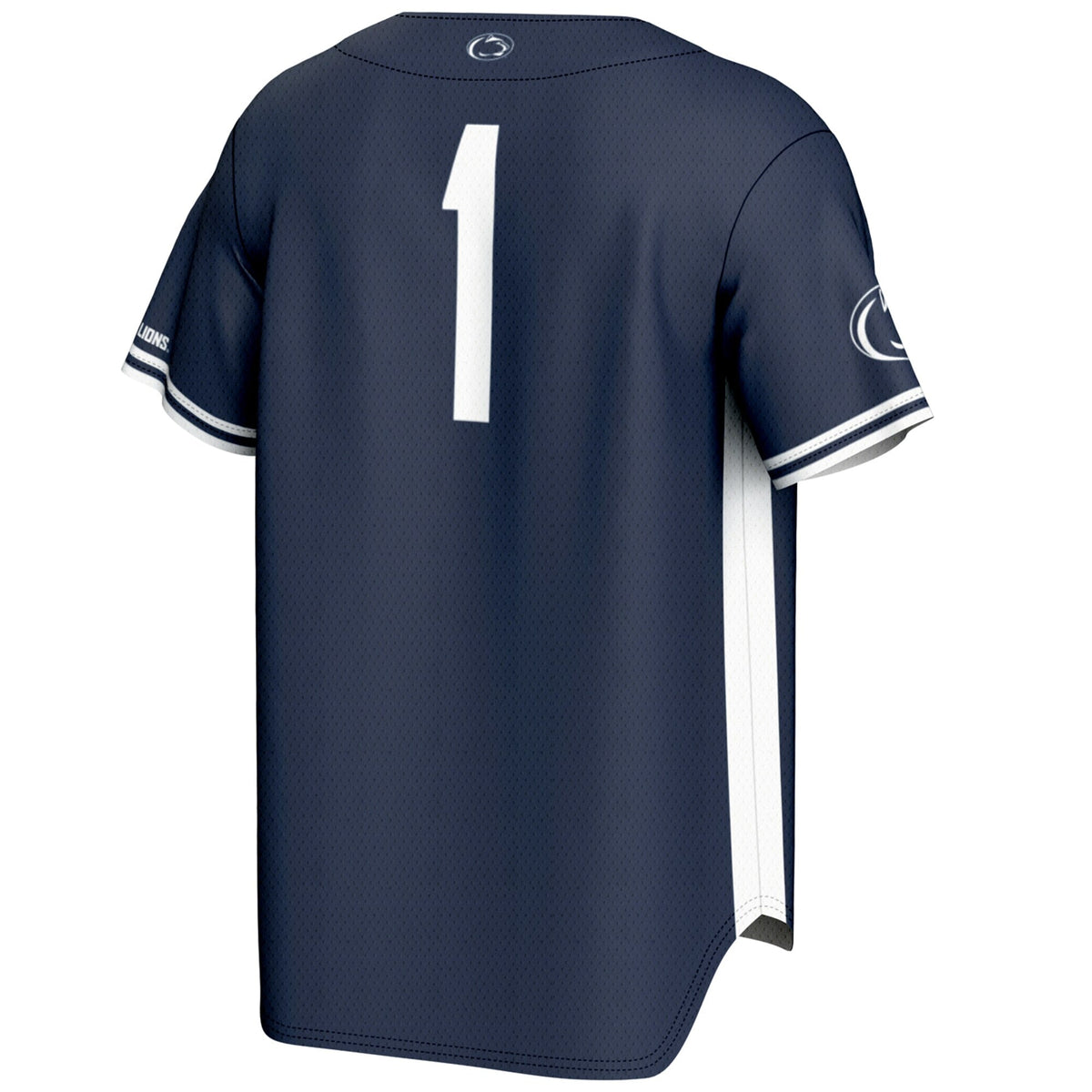 #1 Penn State Nittany Lions Lightweight Baseball Fashion Jersey - Navy product image 4, provided for visual reference and