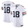 Chicago Bears Caleb Williams White Alternate Vapor F.U.S.E. Stitched Limited Jersey product image 1, provided for visual