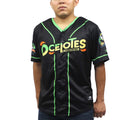 Greensboro Grasshoppers Black Copa Replica Jersey product image 1, provided for visual reference and product detail review