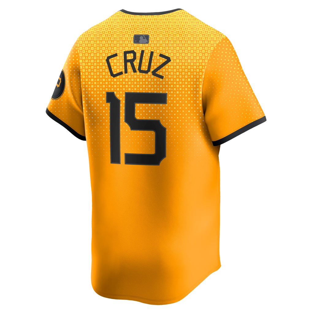 Pittsburgh Pirates Oneil Cruz Gold City Connect Limited Jersey product image 4, provided for visual reference and product
