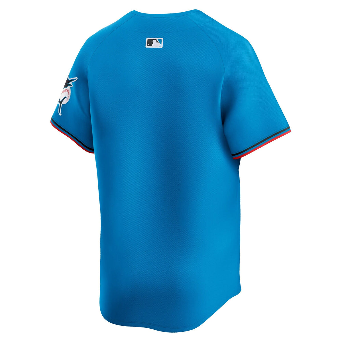 Miami Marlins Blue Limited Jersey product image 4, provided for visual reference and product detail review