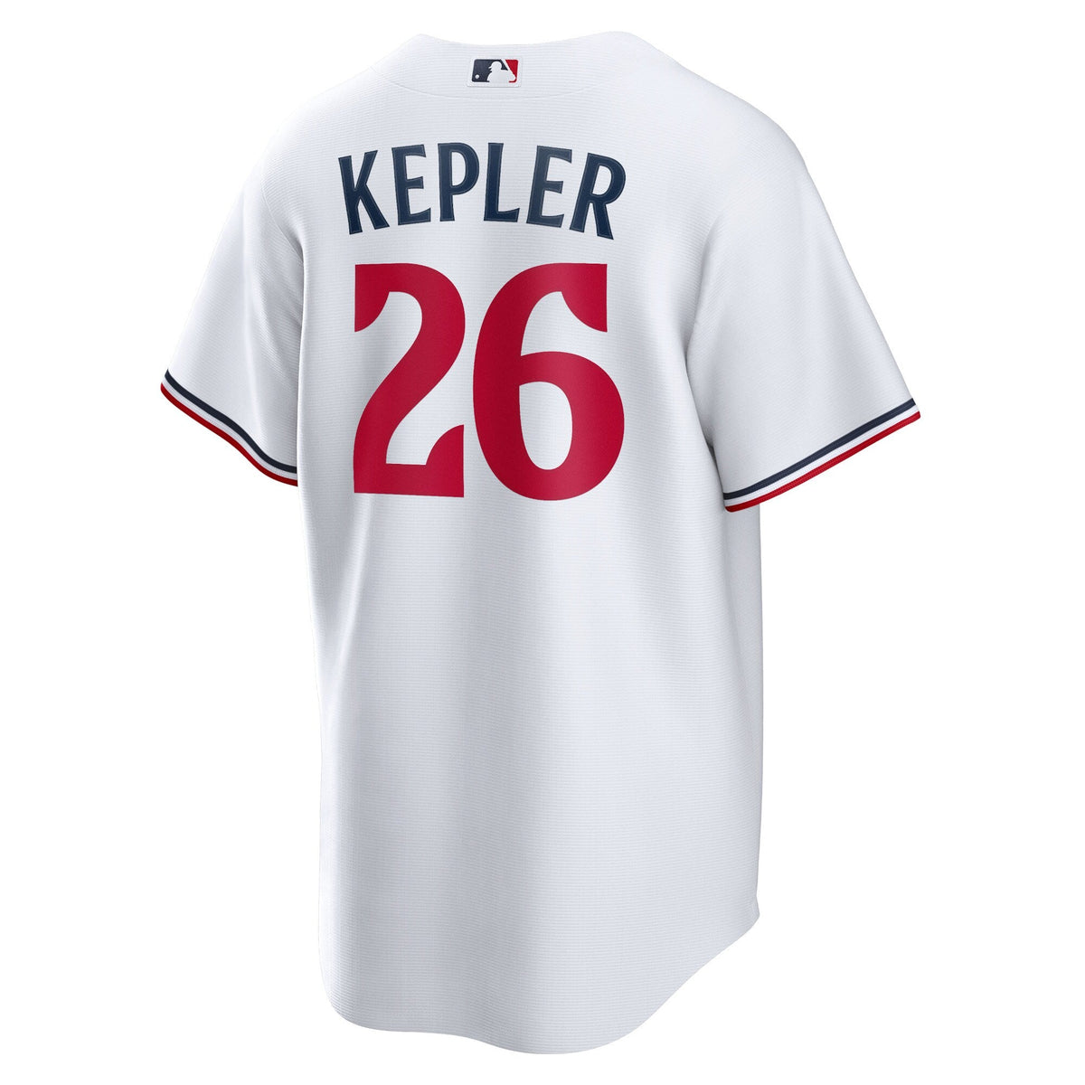 Minnesota Twins Max Kepler White Home Replica Player Logo Jersey product image 4, provided for visual reference and product