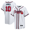 Atlanta Braves Chipper Jones White Home Retired Player Replica Jersey product image 1, provided for visual reference and