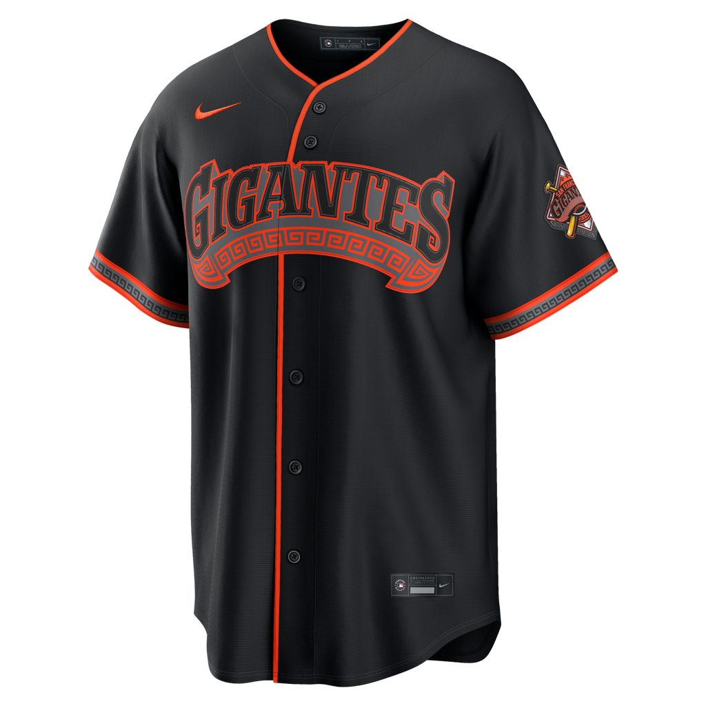 San Francisco Giants Rafael Devers Black Alternate Stadium Jersey product image 3, provided for visual reference and product