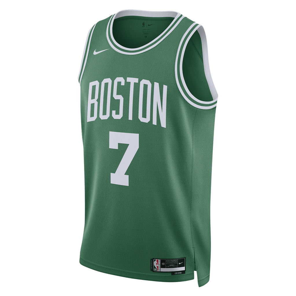 Boston Celtics Replica Icon Swingman Jersey - Jaylen Brown product image 3, provided for visual reference and product detail