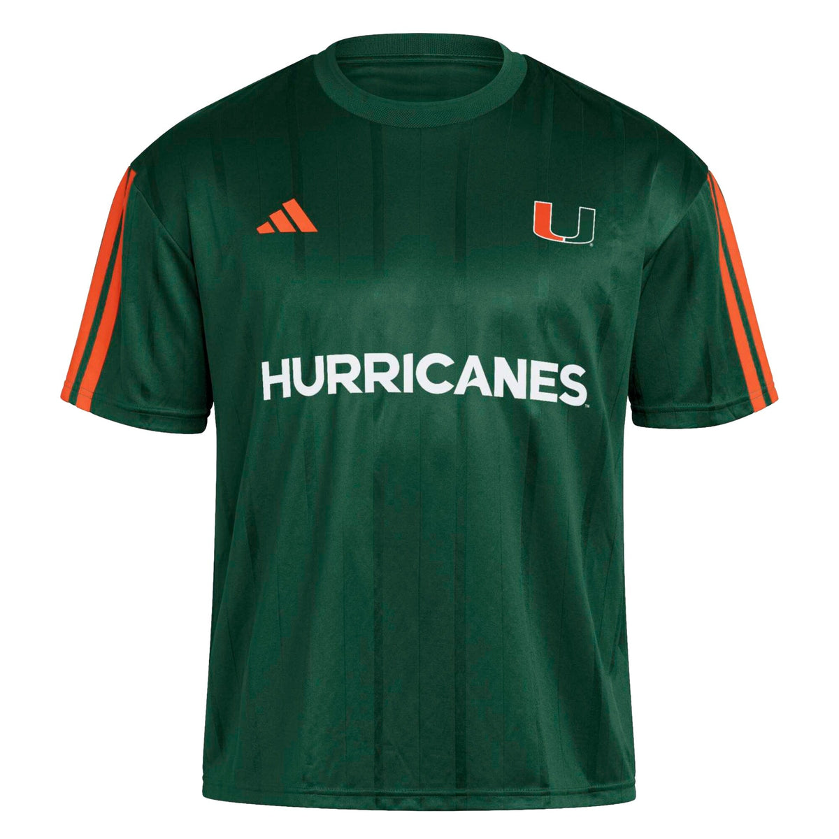 Miami Hurricanes Soccer Fashion Jersey - Green product image 3, provided for visual reference and product detail review