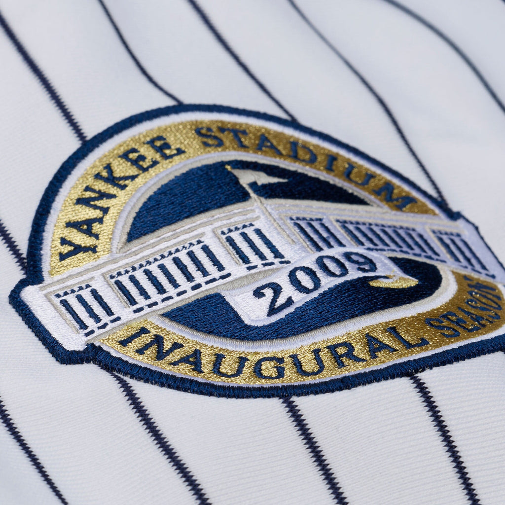 New York Yankees CC Sabathia White 2009 Cooperstown Collection Authentic Jersey product image 6, provided for visual