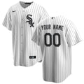 Chicago White Sox White Home Replica Custom Jersey product image 1, provided for visual reference and product detail review