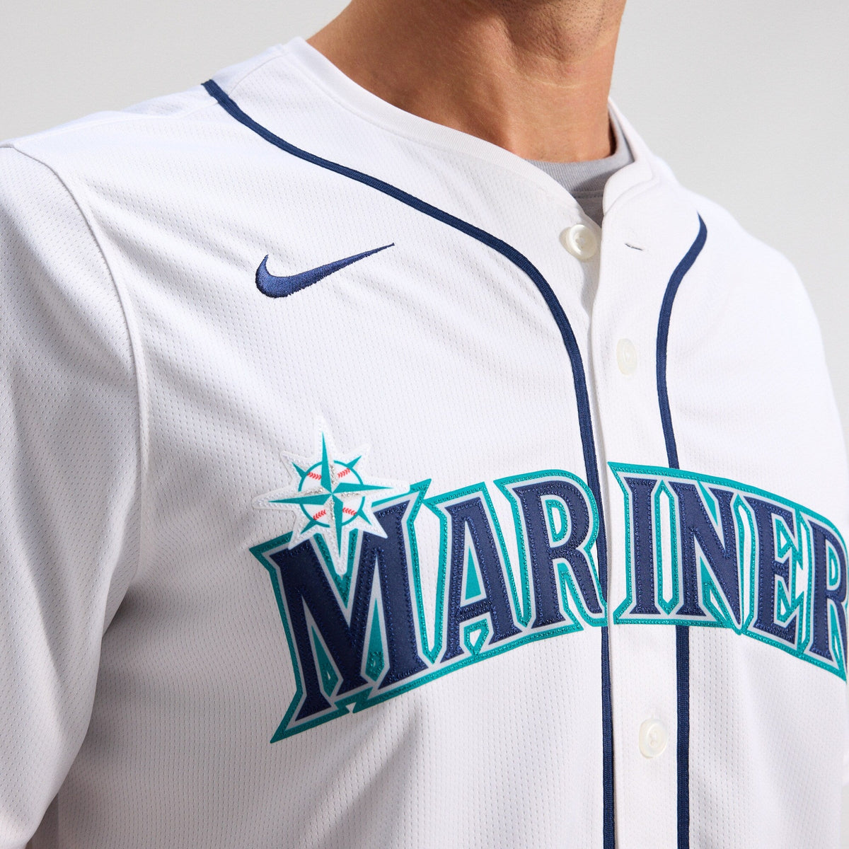 Seattle Mariners Cal Raleigh White Home Limited Player Jersey product image 10, provided for visual reference and product