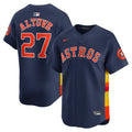 Houston Astros Jose Altuve Navy Alternate Limited Player Jersey product image 1, provided for visual reference and product