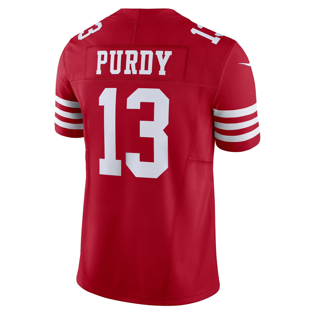 San Francisco 49ers Brock Purdy Scarlet Vapor F.U.S.E. Limited Jersey product image 4, provided for visual reference and