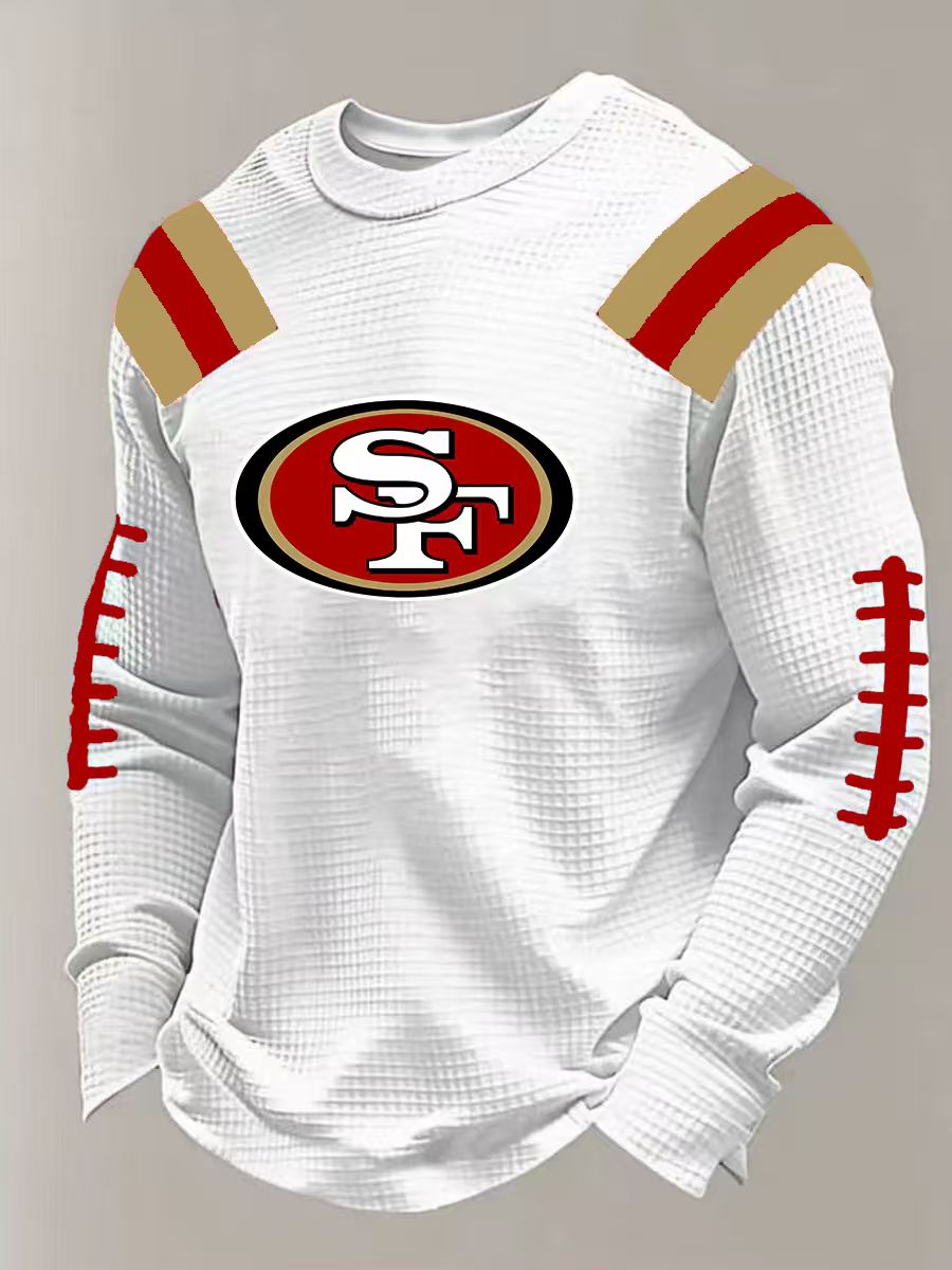 San Francisco 49ers official NFL long sleeve thermal shirt product image 1
