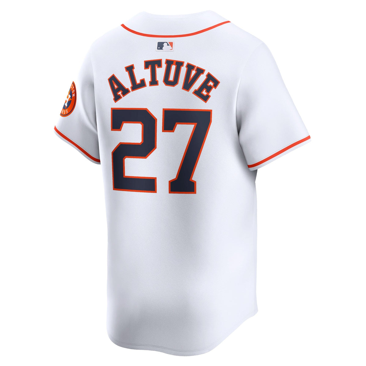 Houston Astros Jose Altuve White Home Limited Player Jersey product image 3, provided for visual reference and product
