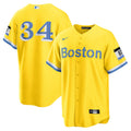 Boston Red Sox David Ortiz Gold Retired Player City Connect Replica Jersey product image 1, provided for visual reference