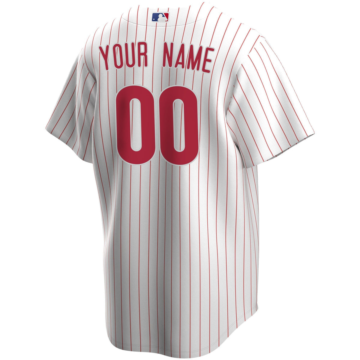Philadelphia Phillies White Home Replica Custom Jersey product image 4, provided for visual reference and product detail