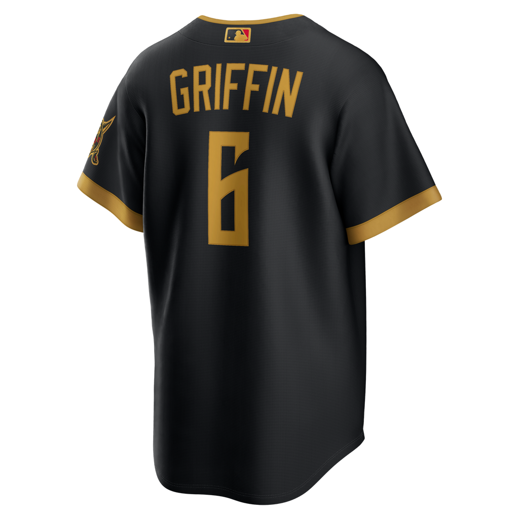 Pittsburgh Pirates Konnor Griffin Black 2026 City Connect Stadium Jersey product image 4, provided for visual reference and