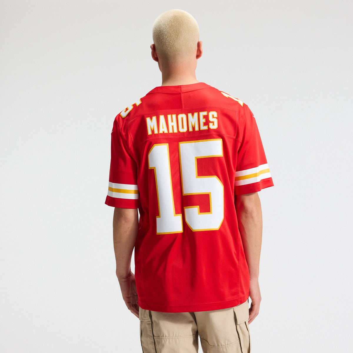Kansas City Chiefs Patrick Mahomes Red Team Vapor F.U.S.E. Stitched Limited Jersey product image 4, provided for visual