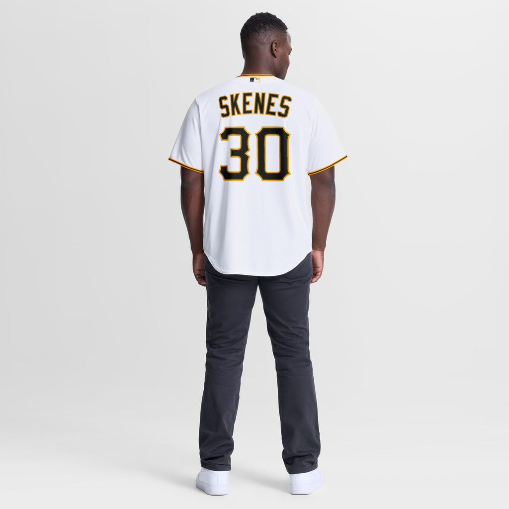 Pittsburgh Pirates Paul Skenes White Home Replica Jersey product image 6, provided for visual reference and product detail