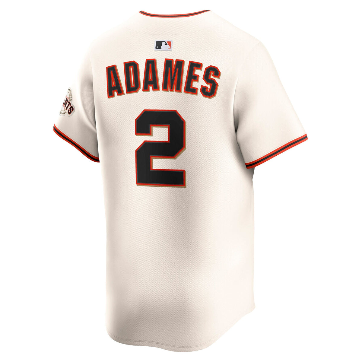 San Francisco Giants Willy Adames Cream Home Limited Player Jersey product image 4, provided for visual reference and