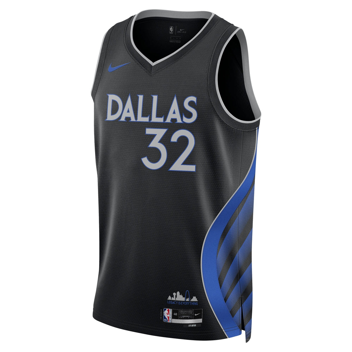 Dallas Mavericks 2025/26 City Edition Swingman Jersey - Black - Cooper Flagg product image 3, provided for visual reference