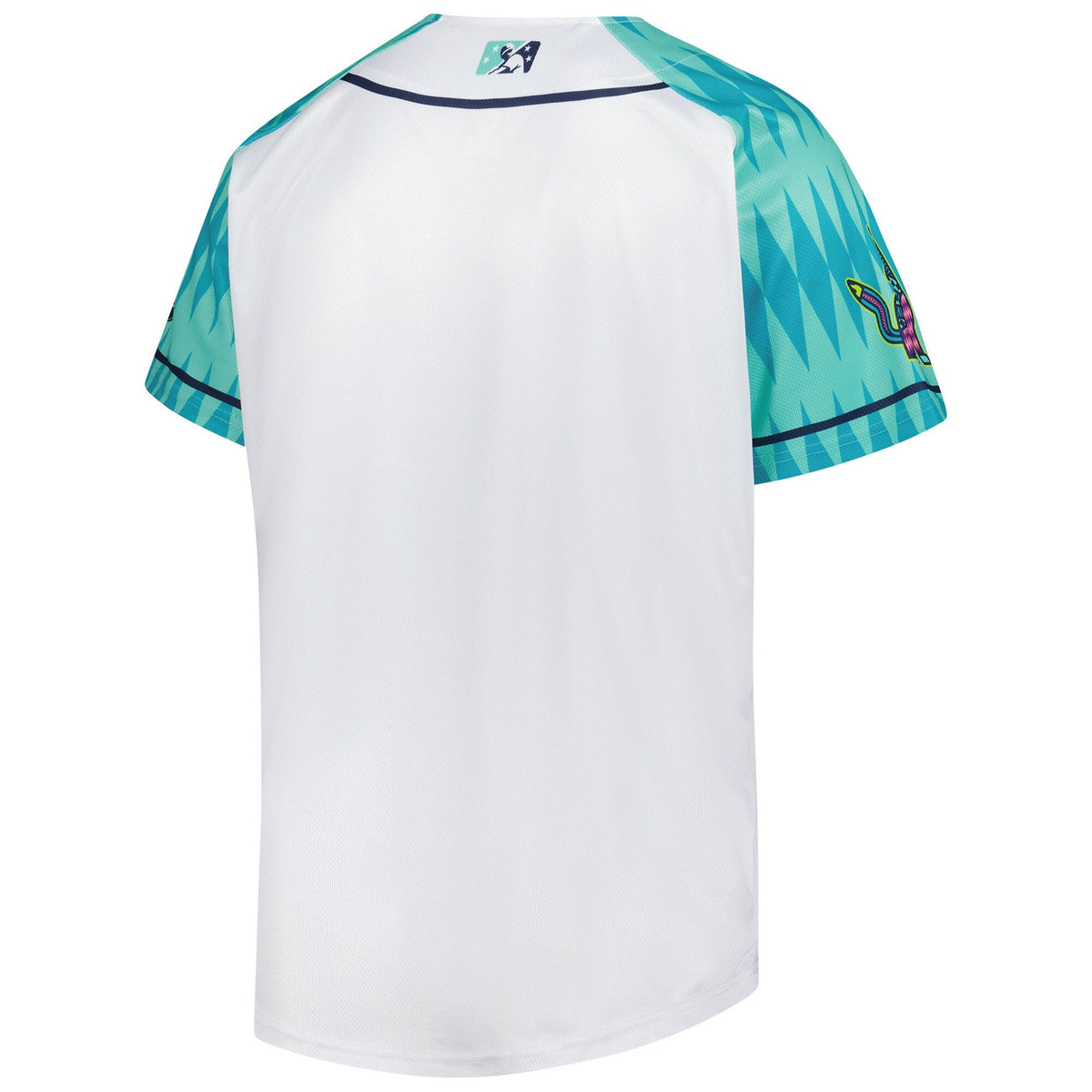 Hillsboro Hops White Copa Replica Jersey product image 3, provided for visual reference and product detail review
