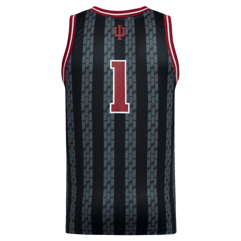 #1 Indiana Hoosiers Replica Swingman Jersey - Black product image 4, provided for visual reference and product detail review