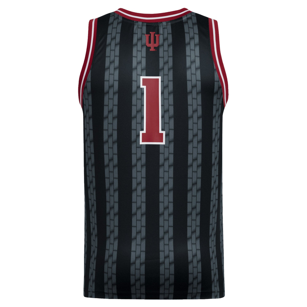 #1 Indiana Hoosiers Replica Swingman Jersey - Black product image 4, provided for visual reference and product detail review