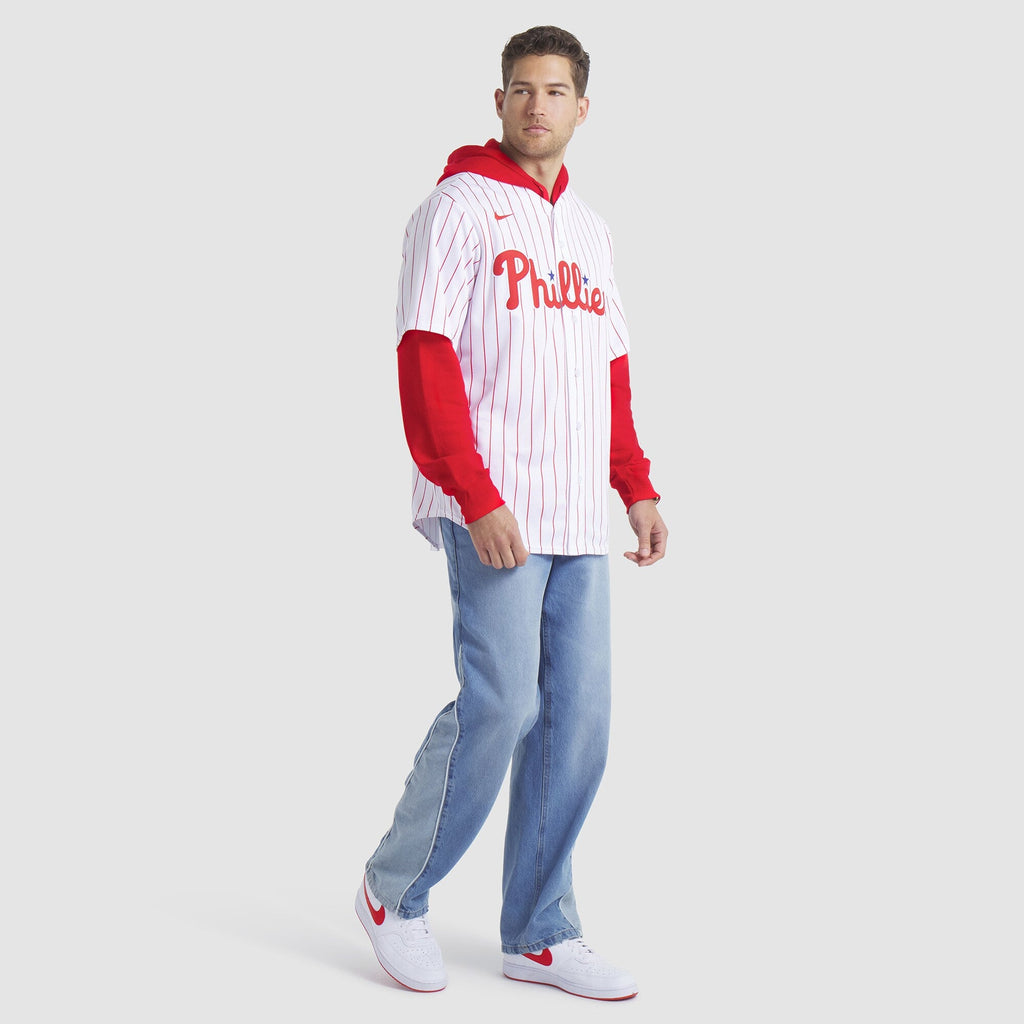 Philadelphia Phillies Bryce Harper White Home Replica Player Name Jersey product image 6, provided for visual reference and