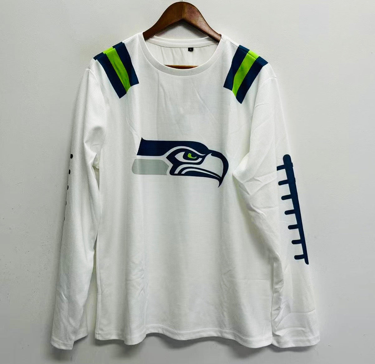 Seattle Seahawks official NFL long sleeve thermal shirt product image 2