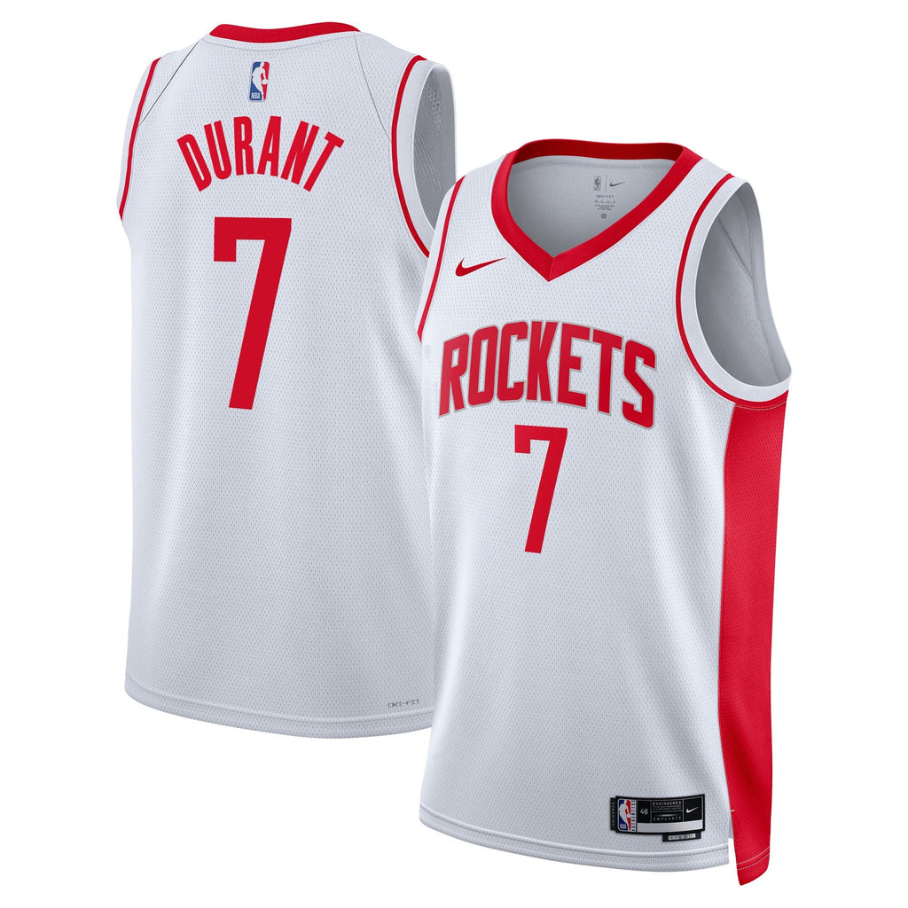 Houston Rockets Association Edition Swingman Jersey - White - Kevin Durant product image 1, provided for visual reference